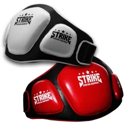 STRIKE V2 Professional JUMBO Belly Pad Guard Shield Protector MMA / Muay Thai Red/White