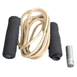 Mani Weighted Leather Skipping Rope 9ft
