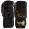Punch Womens Boxing Gloves 12oz – Gold Cross Art – Black